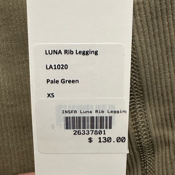 NWT Lune Active legging- Size XS- Color: green - Picture 3 of 3
